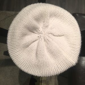 Cream Knit Hat with Bow FREE WITH BUNDLE!